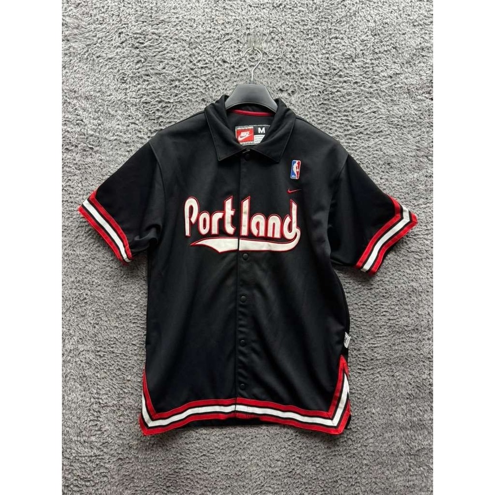 Nike Portland Trail Blazers Throwback 1976 Short Sleeve Warm-Up Jacket Size M